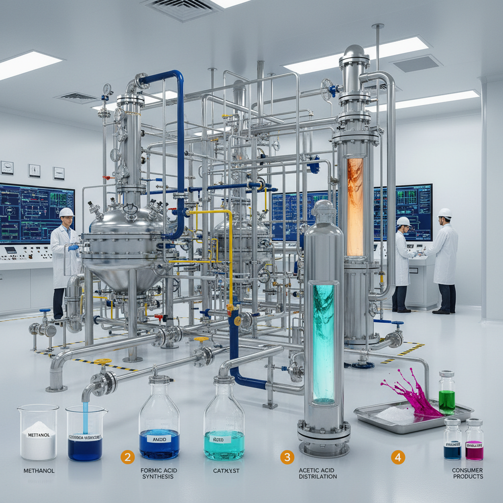 Industrial Applications of Acetic Acid and Formic Acid