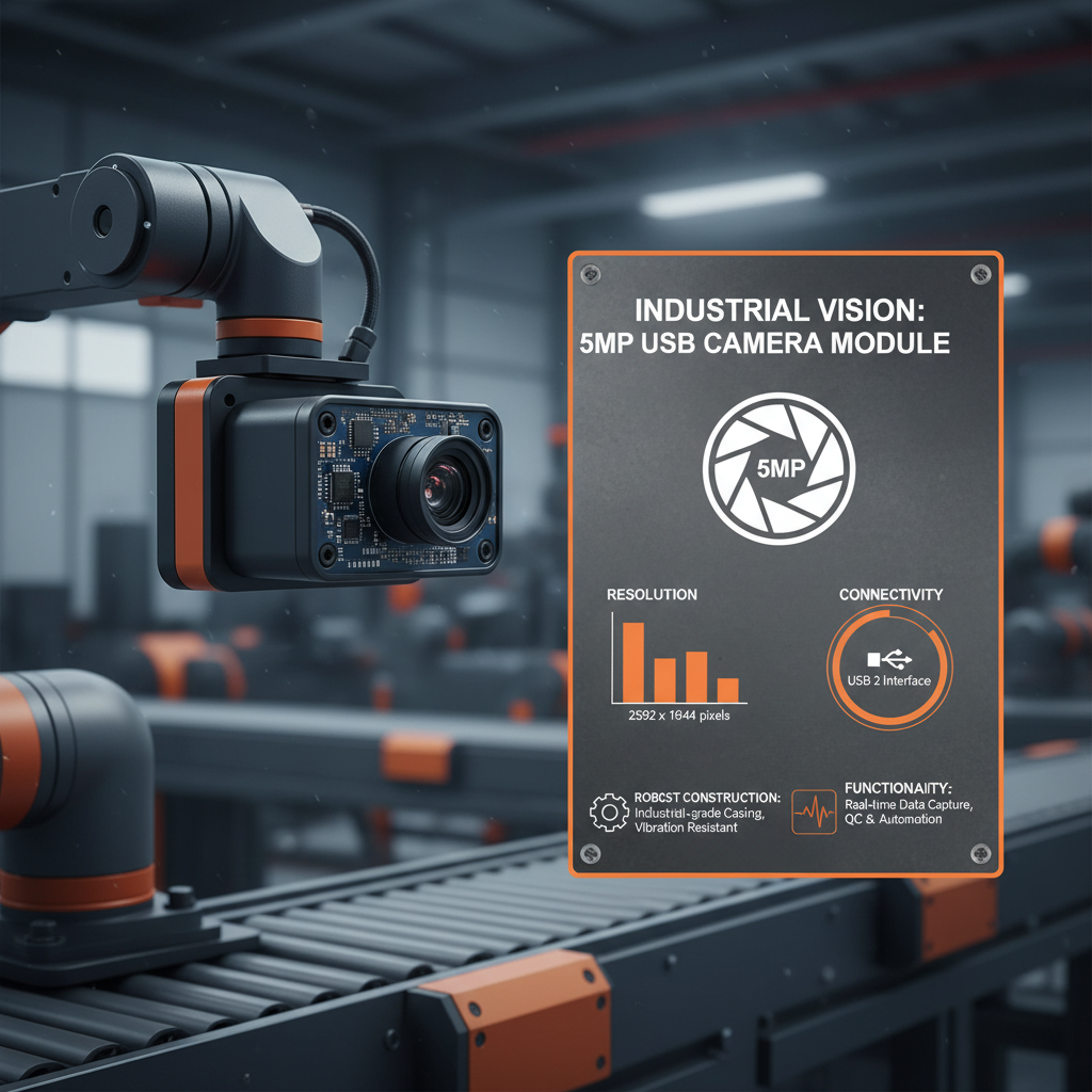 High Performance 5mp usb camera module for Industrial Imaging