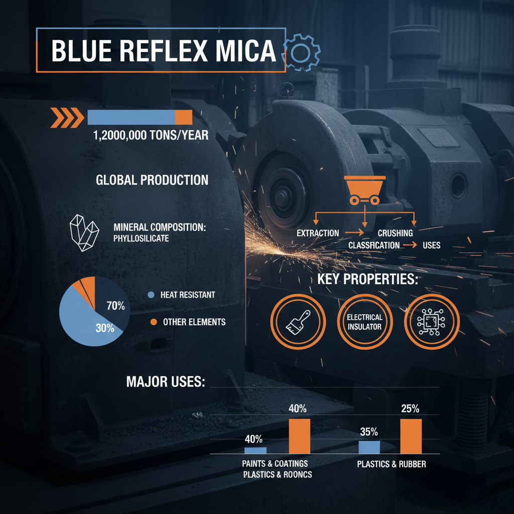 Industrial Applications and Technical Guide for blue reflex mica
