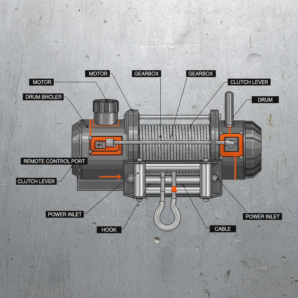Efficient Lifting Solutions with a 2000 lb electric winch