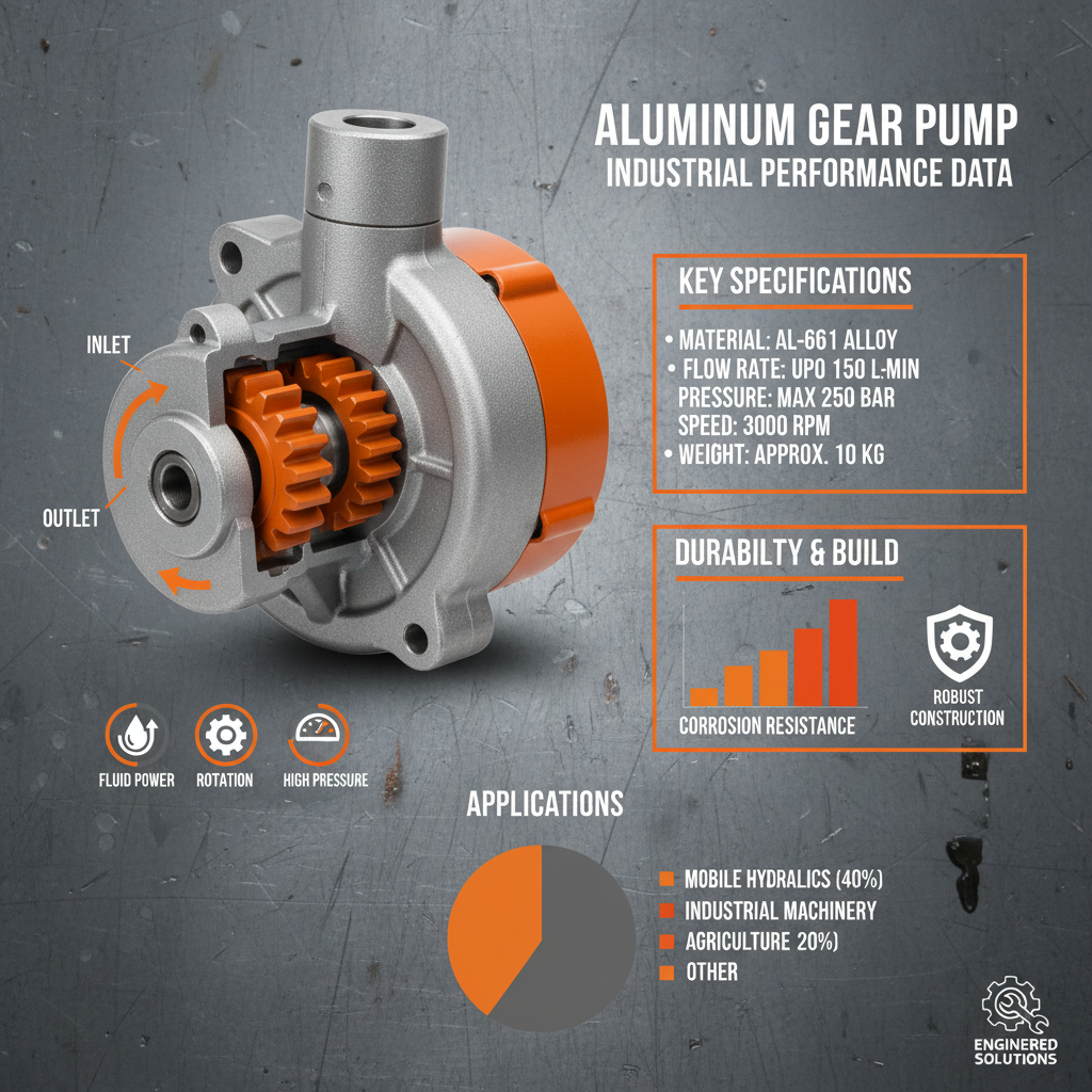 High Efficiency Aluminum Gear Pump for Industrial Hydraulic Systems
