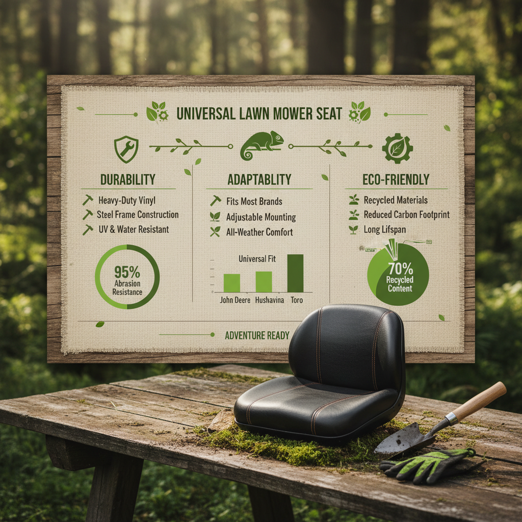 Best Universal Lawn Mower Seat for Ergonomics and Comfort