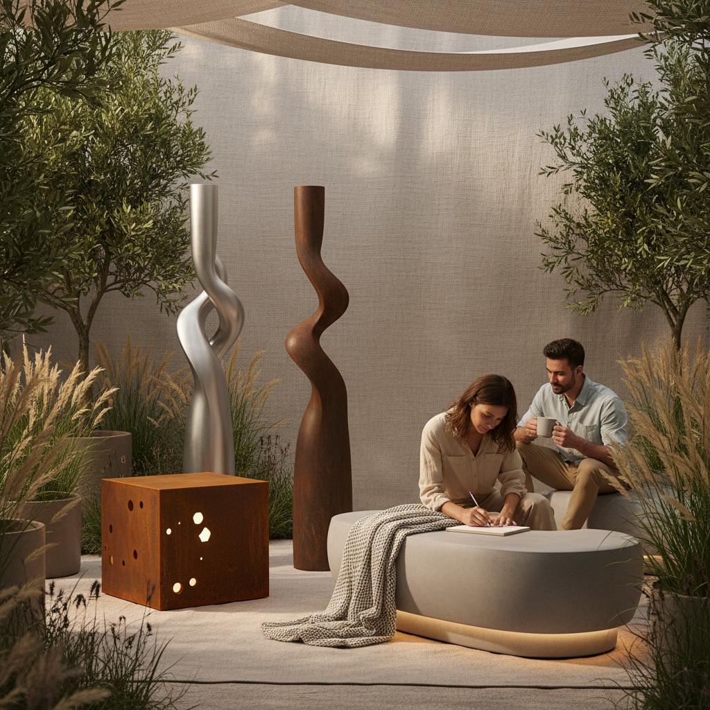 Enhance Your Landscape with Modern Garden Sculptures