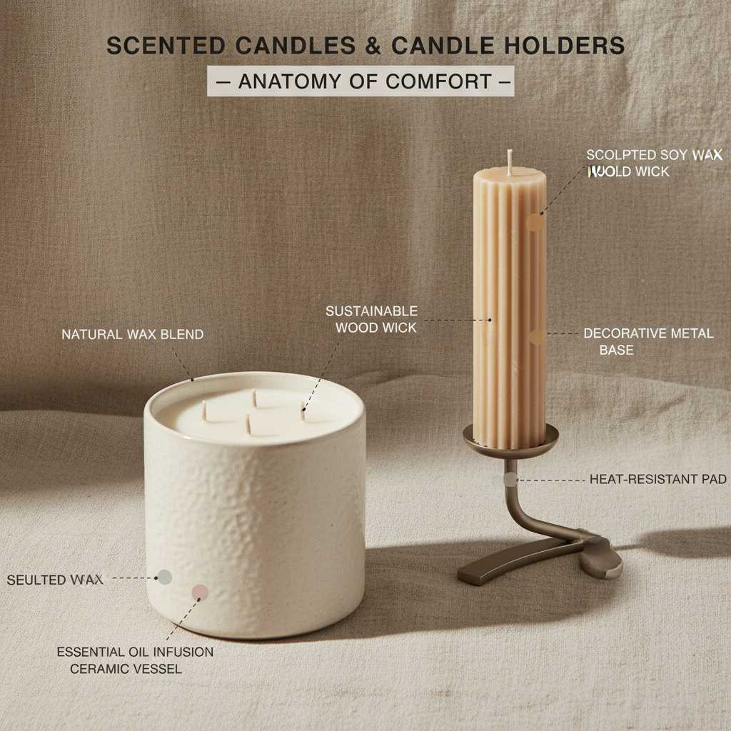 Luxury Giant Scented Candles for Home Ambiance and Decor