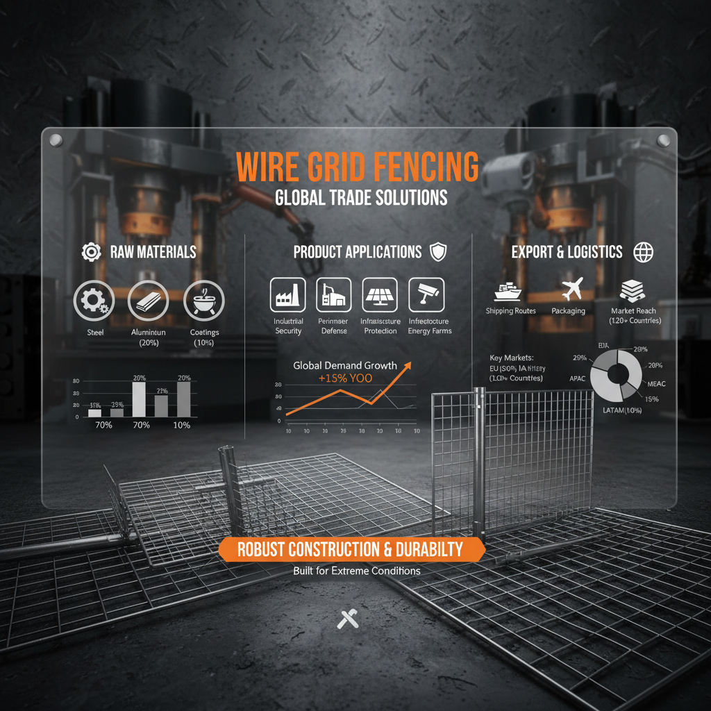 High Quality Industrial Wire Grid Fencing for Perimeter Security