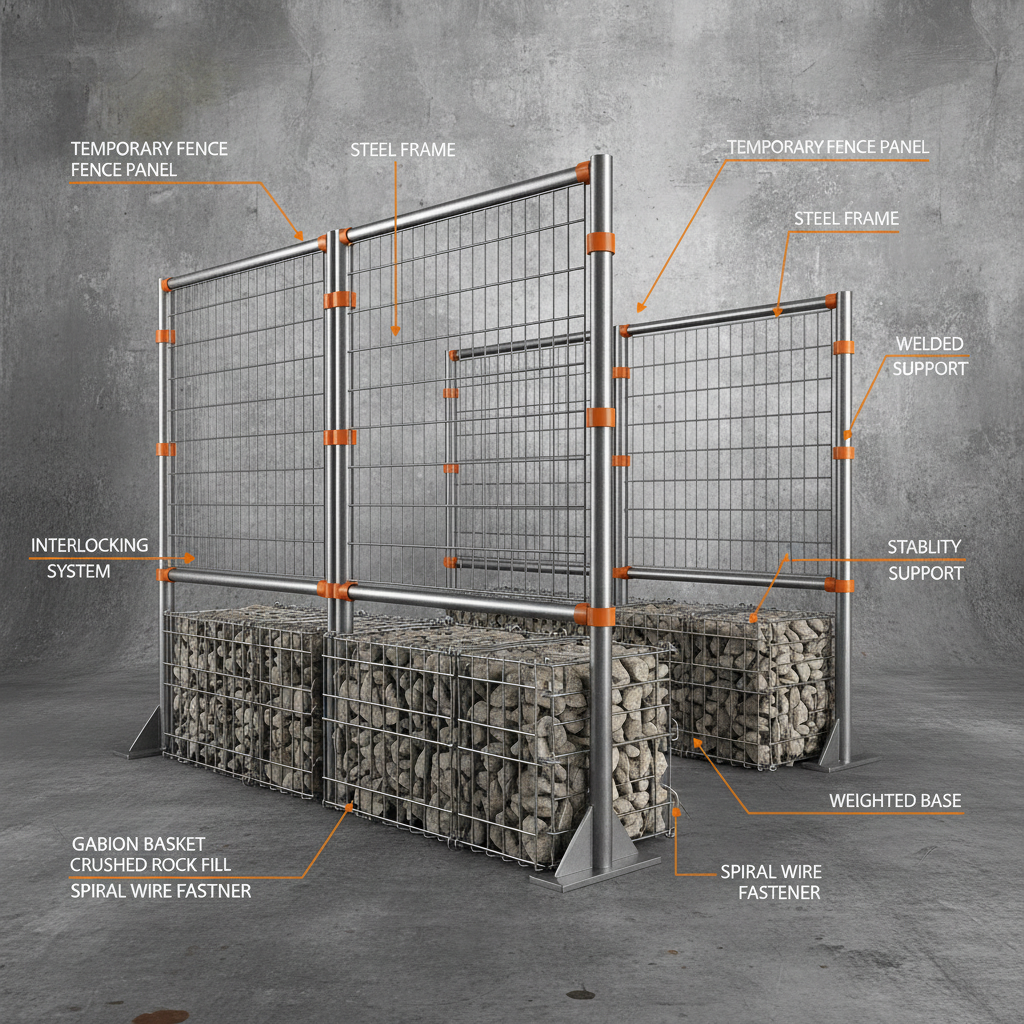High Quality Durable Temporary Fencing Panels for Site Security