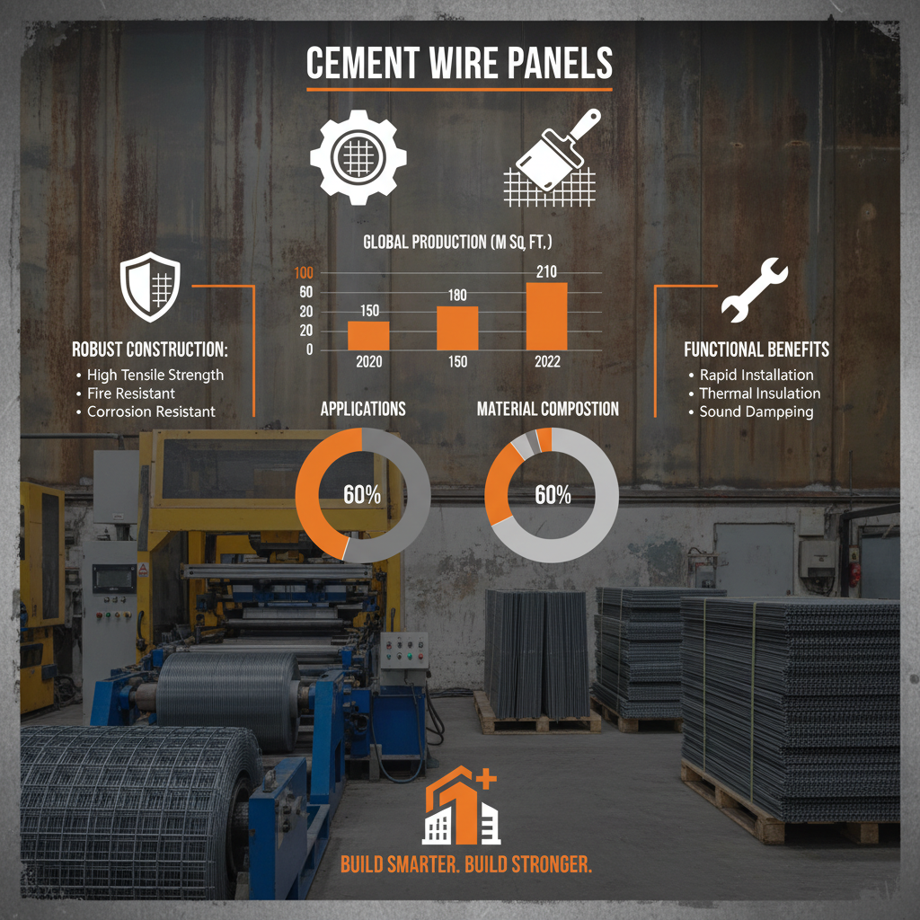 High Strength Cement Wire Panels for Structural Reinforcement