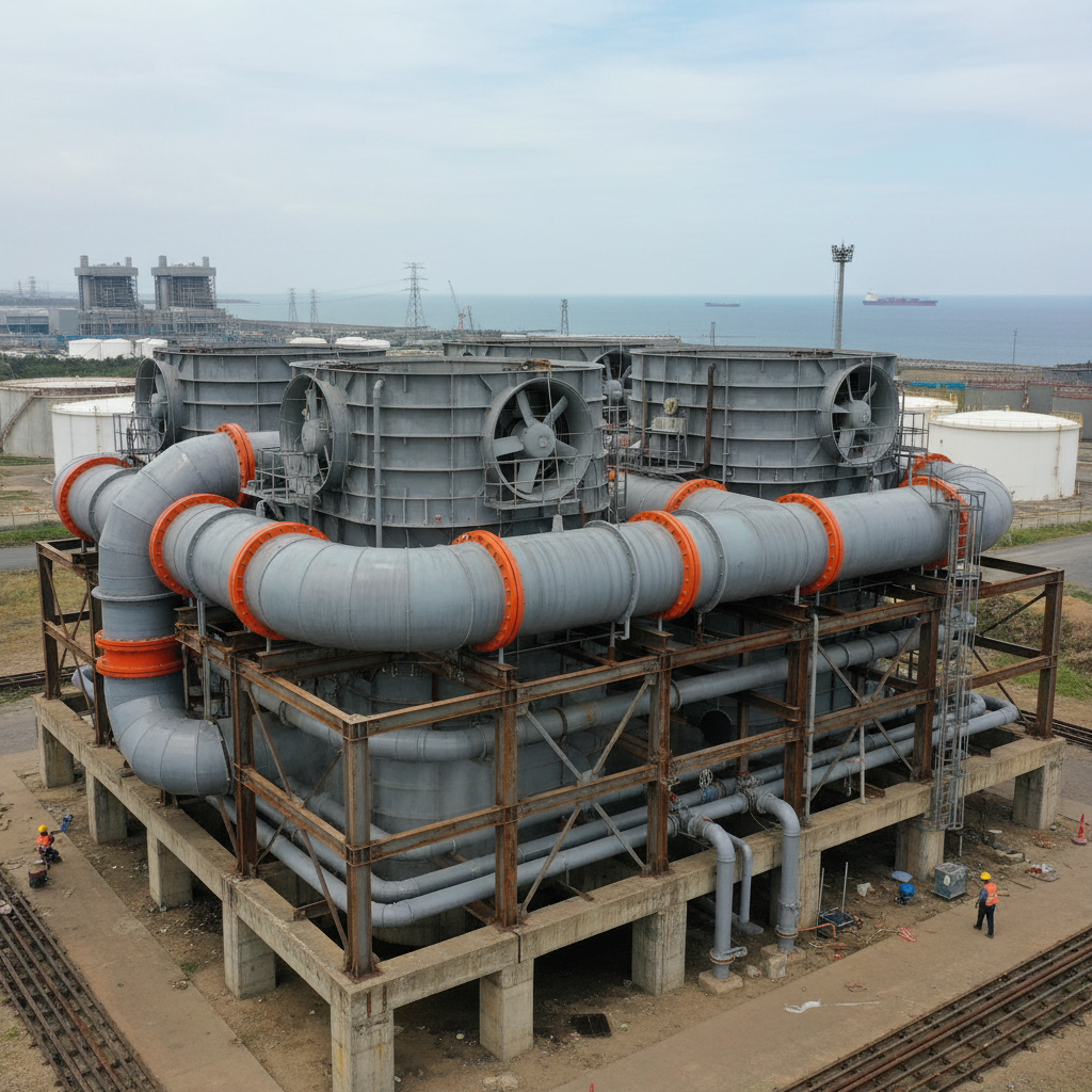 Efficient Sea Water Cooling Tower for Industrial Use