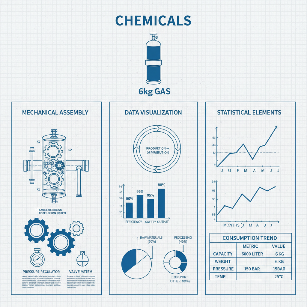 Industrial gas 6kg Cylinder Standards for Efficiency and Safety