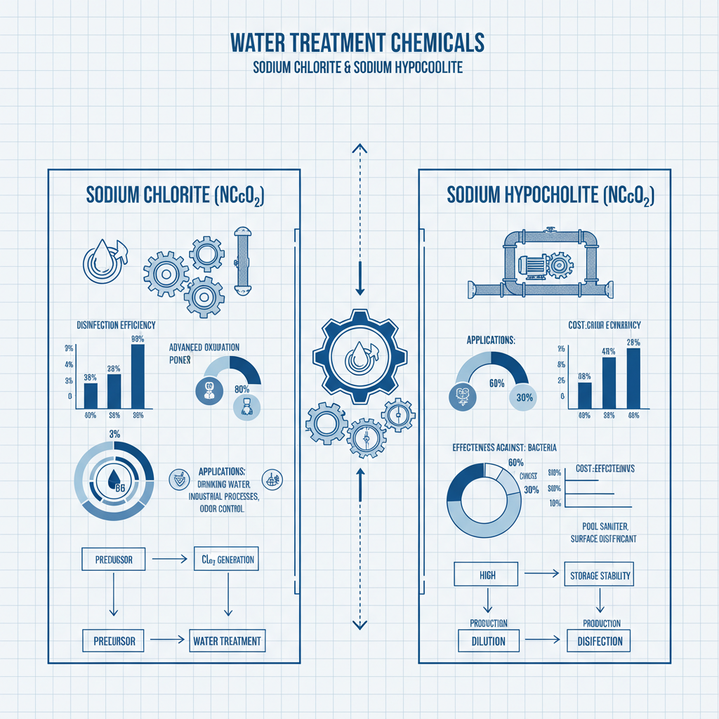 Comparison of Sodium Chlorite and Sodium Hypochlorite Uses