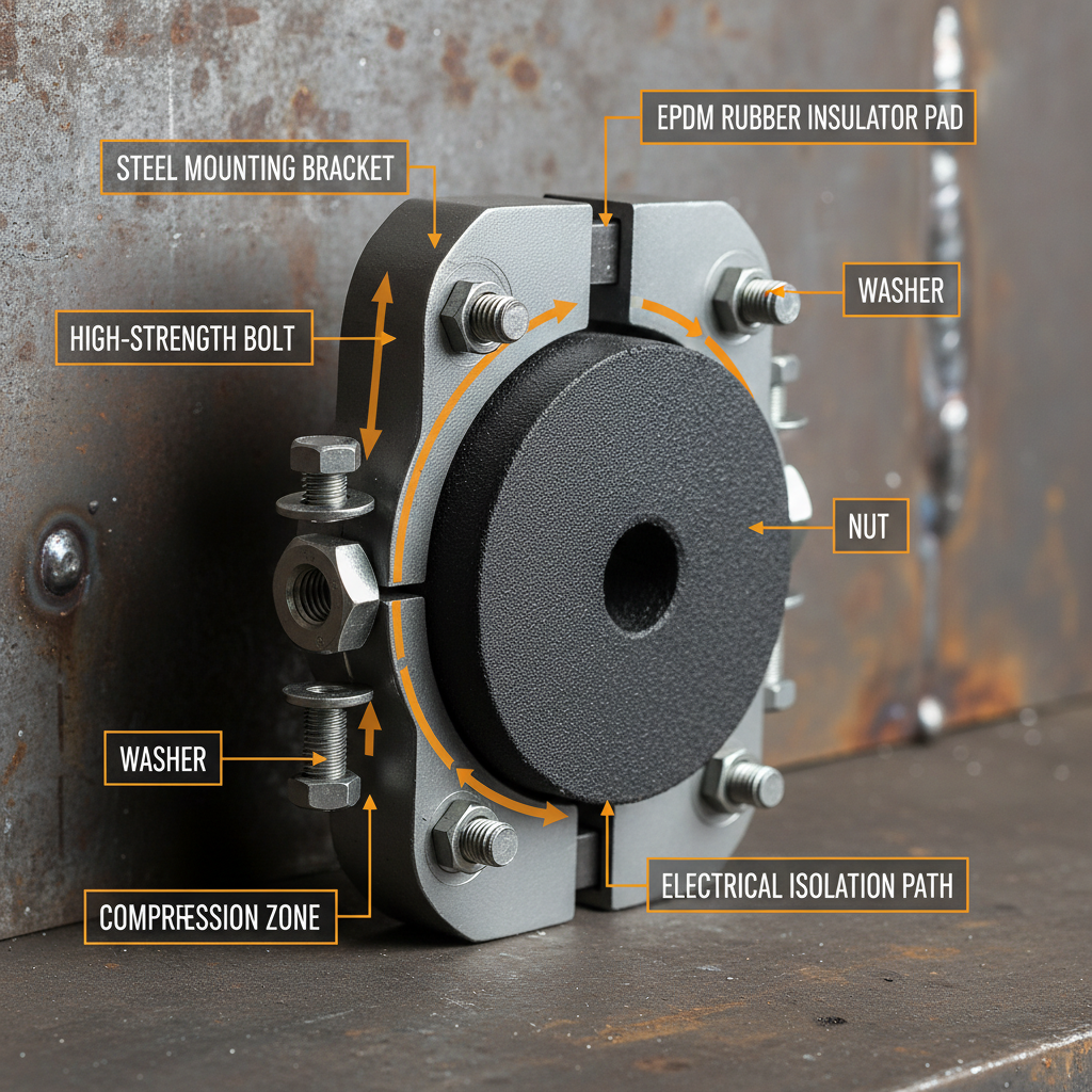 insulator EPDM pad