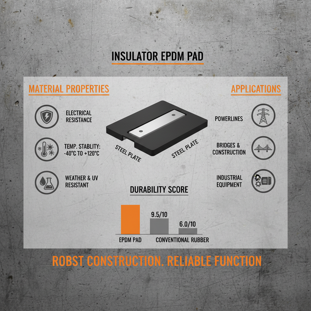 insulator EPDM pad