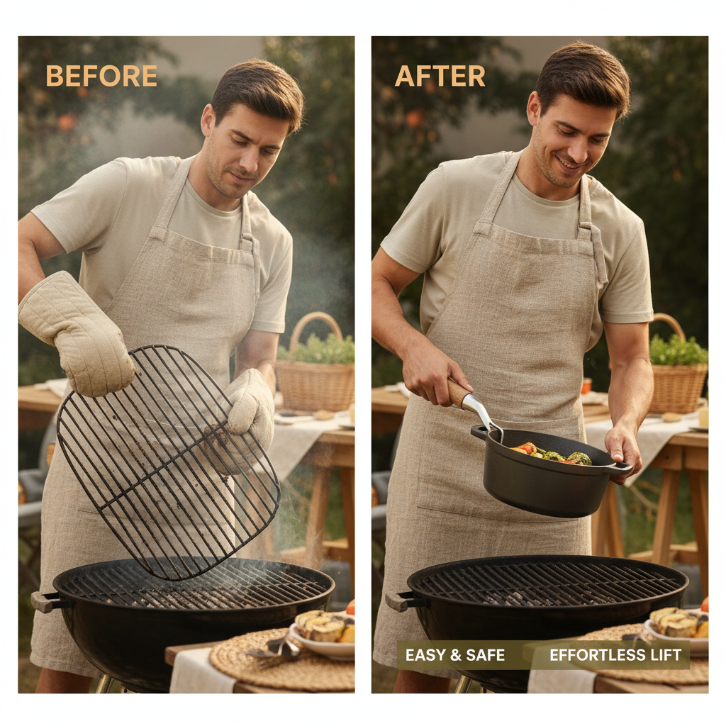 bbq grate lifter