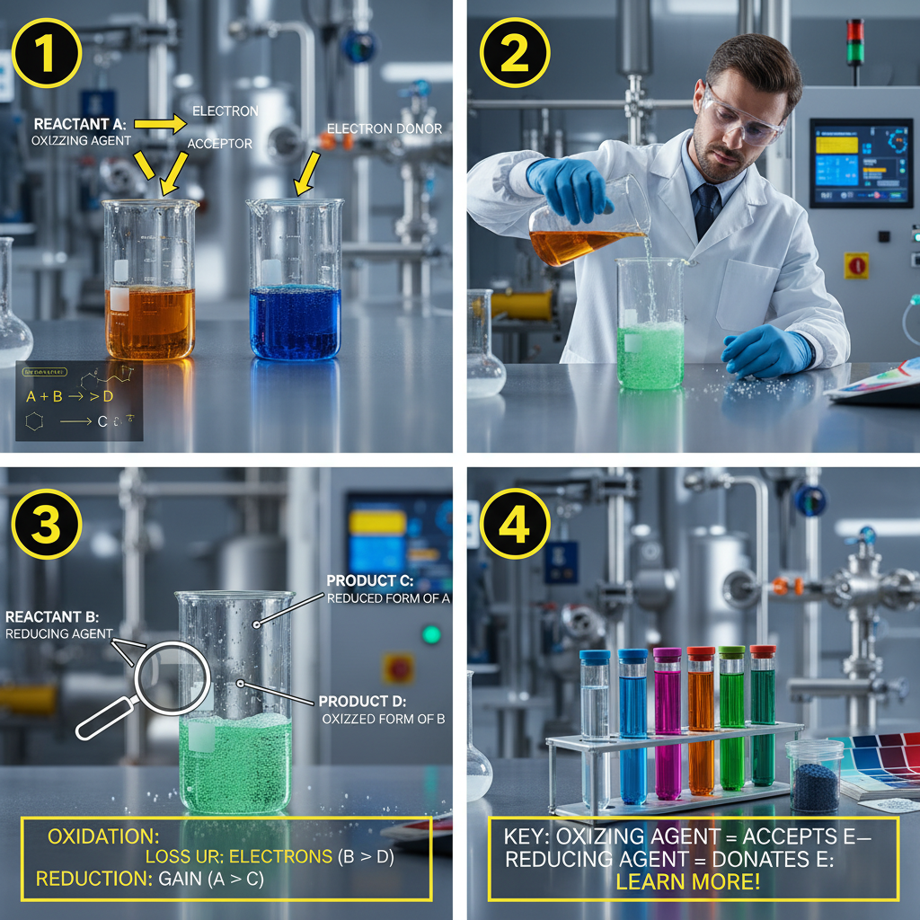 identify oxidising and reducing agent