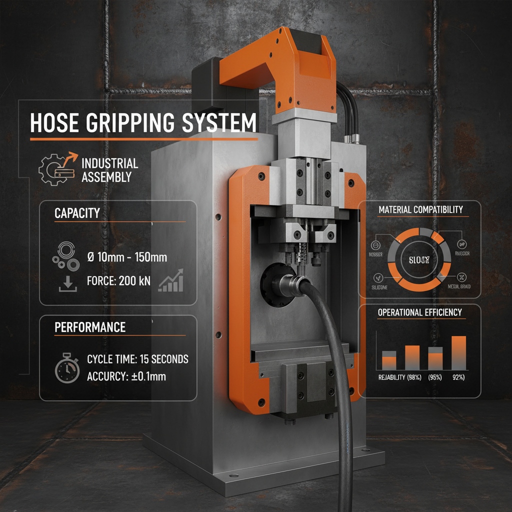 hose gripping machine