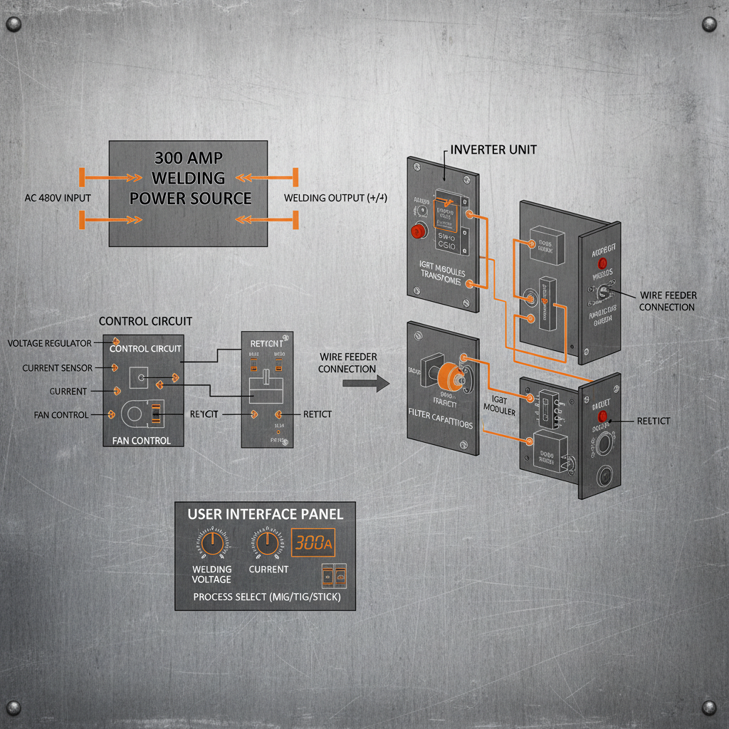 300 amp welding machine