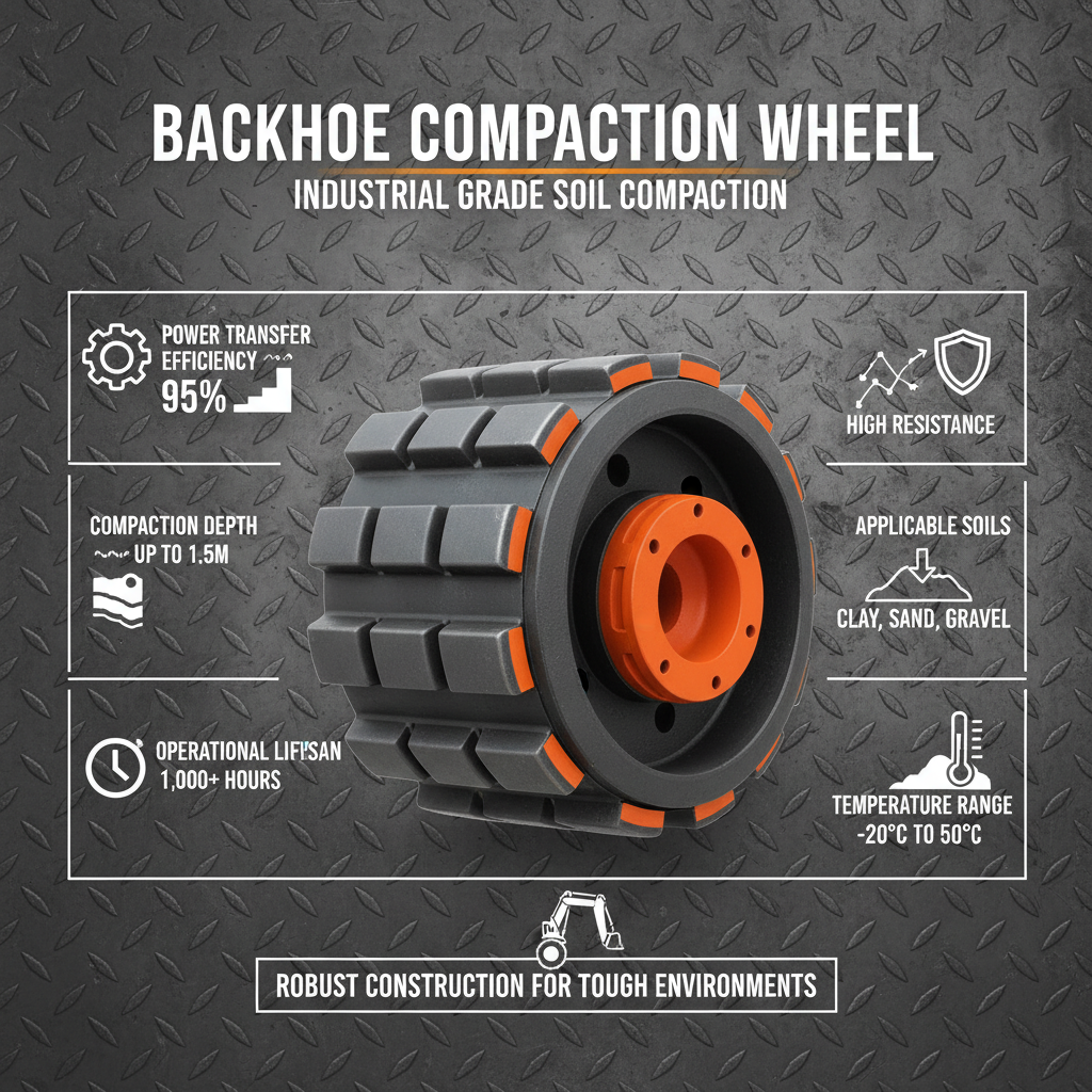 backhoe compaction wheel
