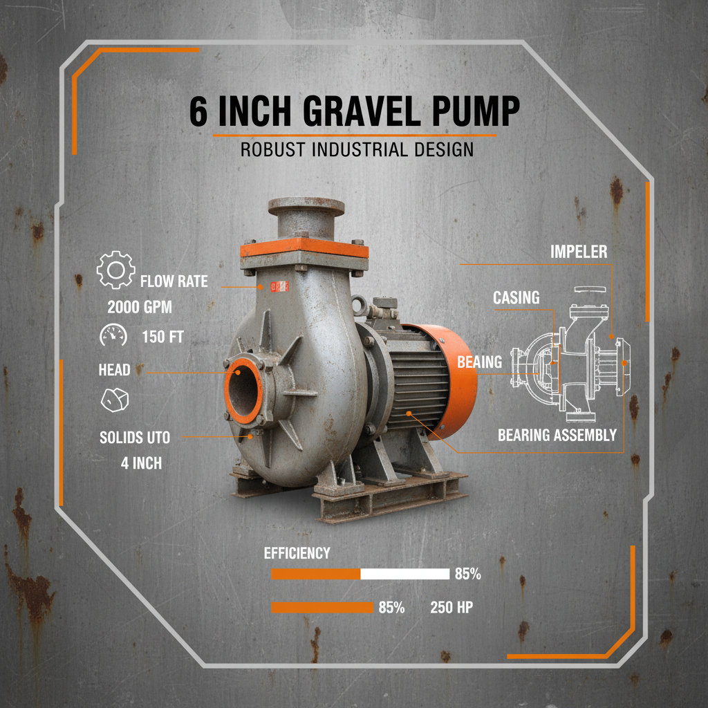 6 inch gravel pump