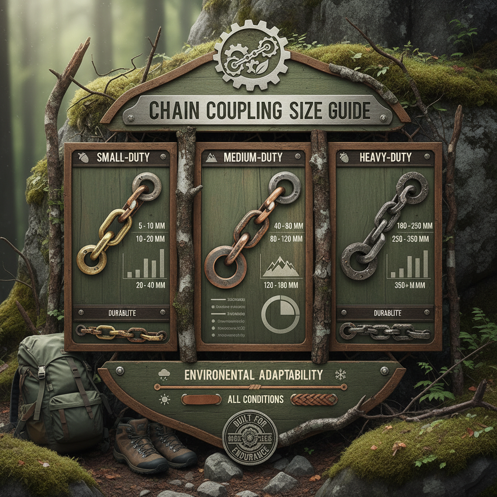 chain coupling size
