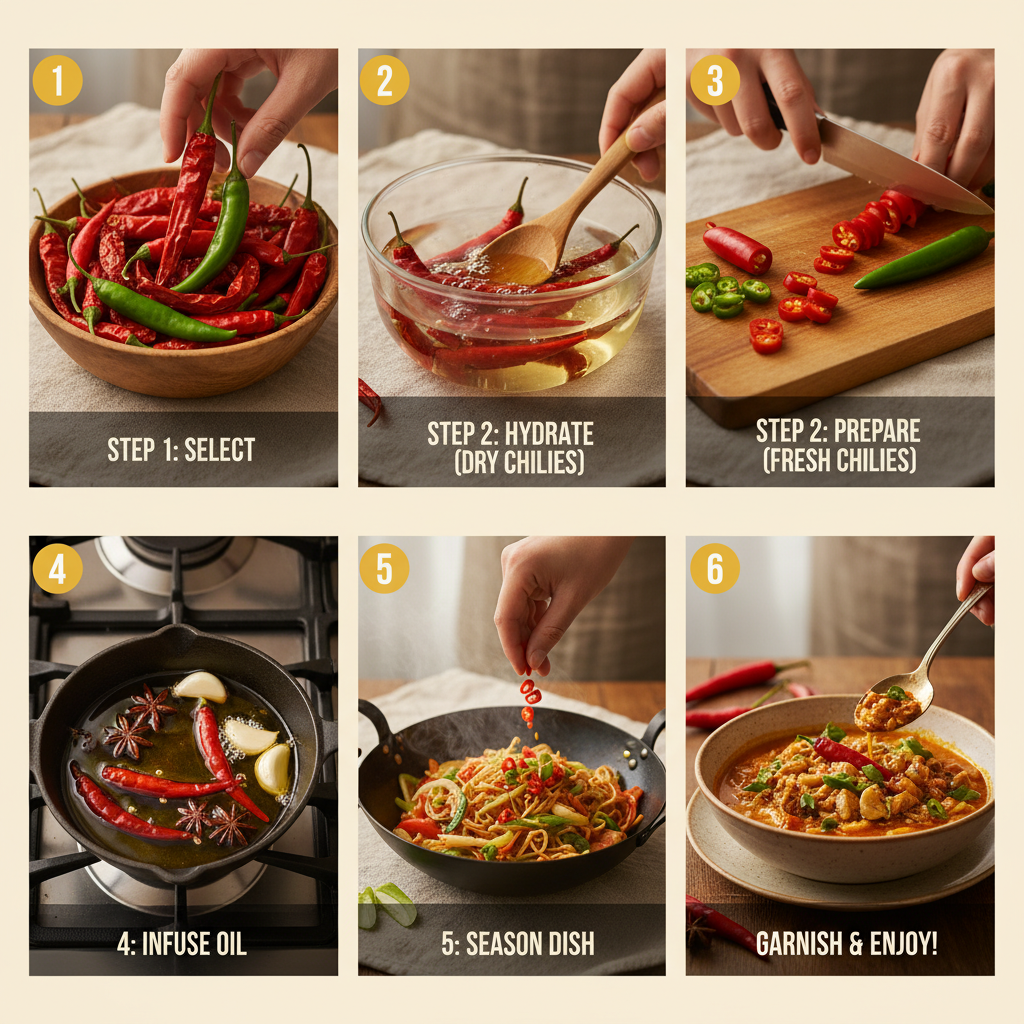 odm dry fresh chillies