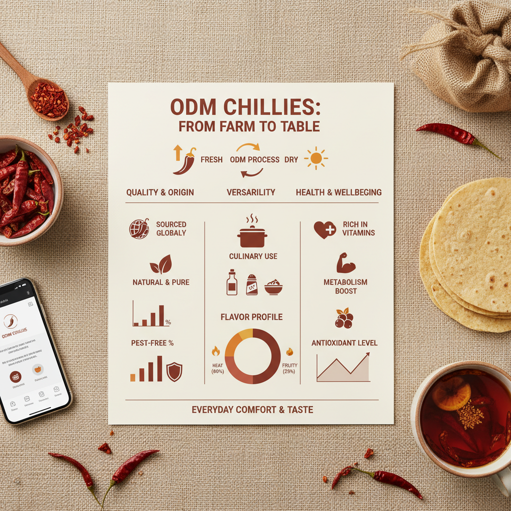 odm dry fresh chillies