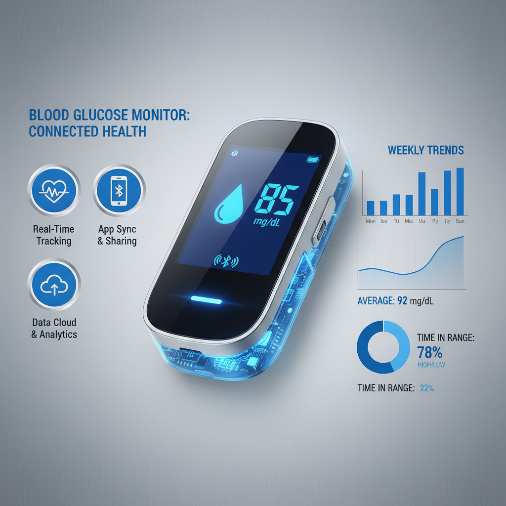 blood glucose monitor bluetooth Products