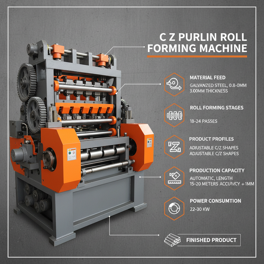 c z purlin roll forming machine
