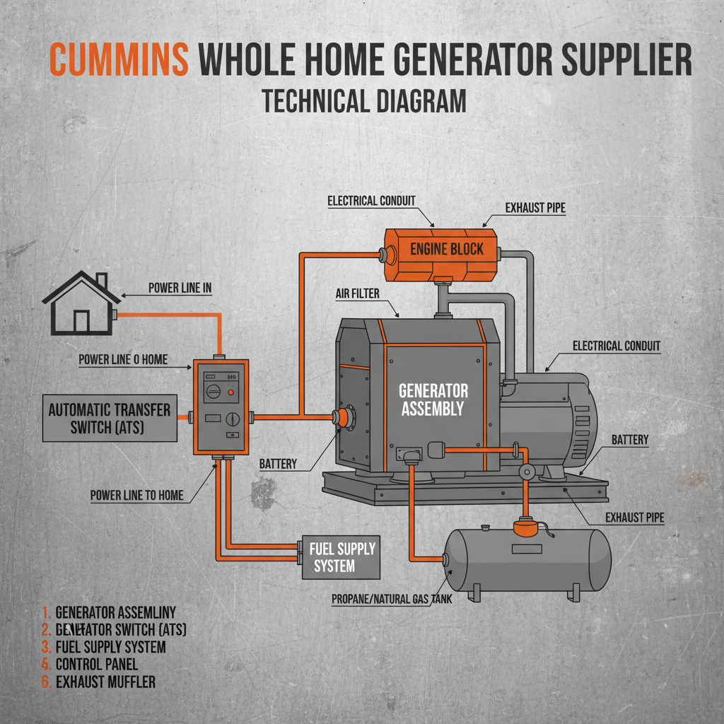 cummins whole home generator Supplier