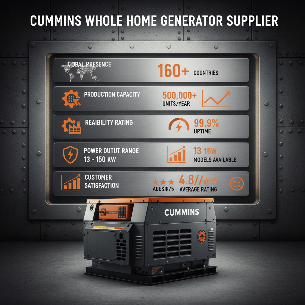 cummins whole home generator Supplier