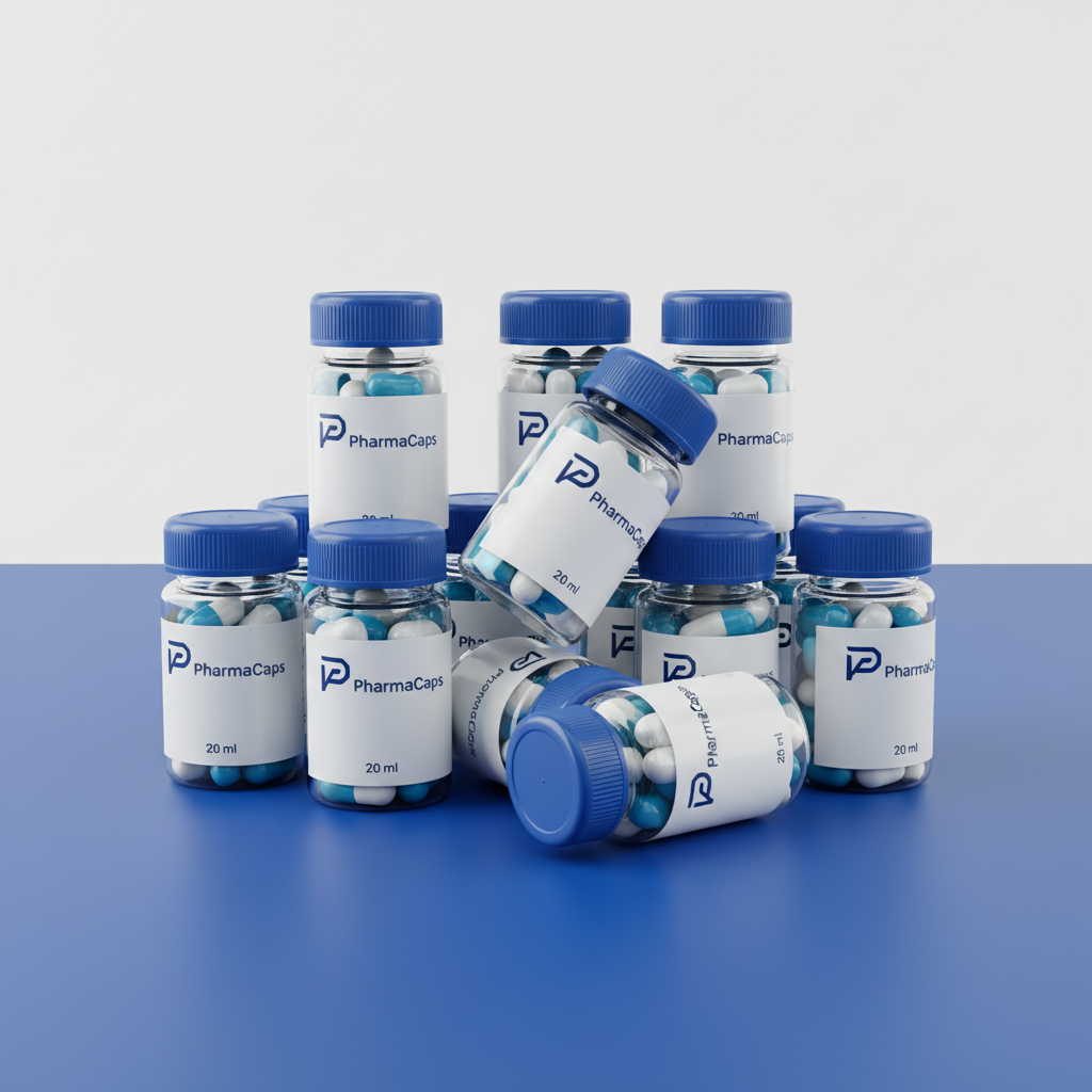 High Quality 20 ml plastic vials for Laboratory Storage