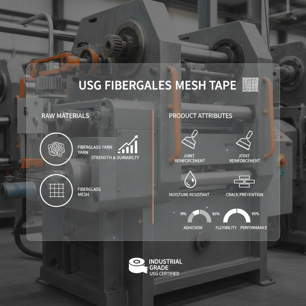 High Strength usg fiberglass mesh tape for Durable Walls