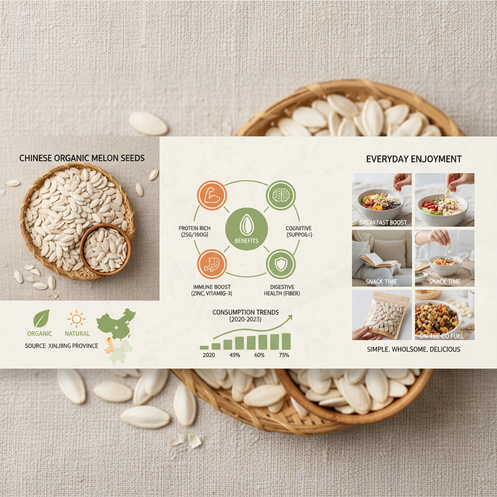 Premium chinese organic melon seeds for Health and Wellness