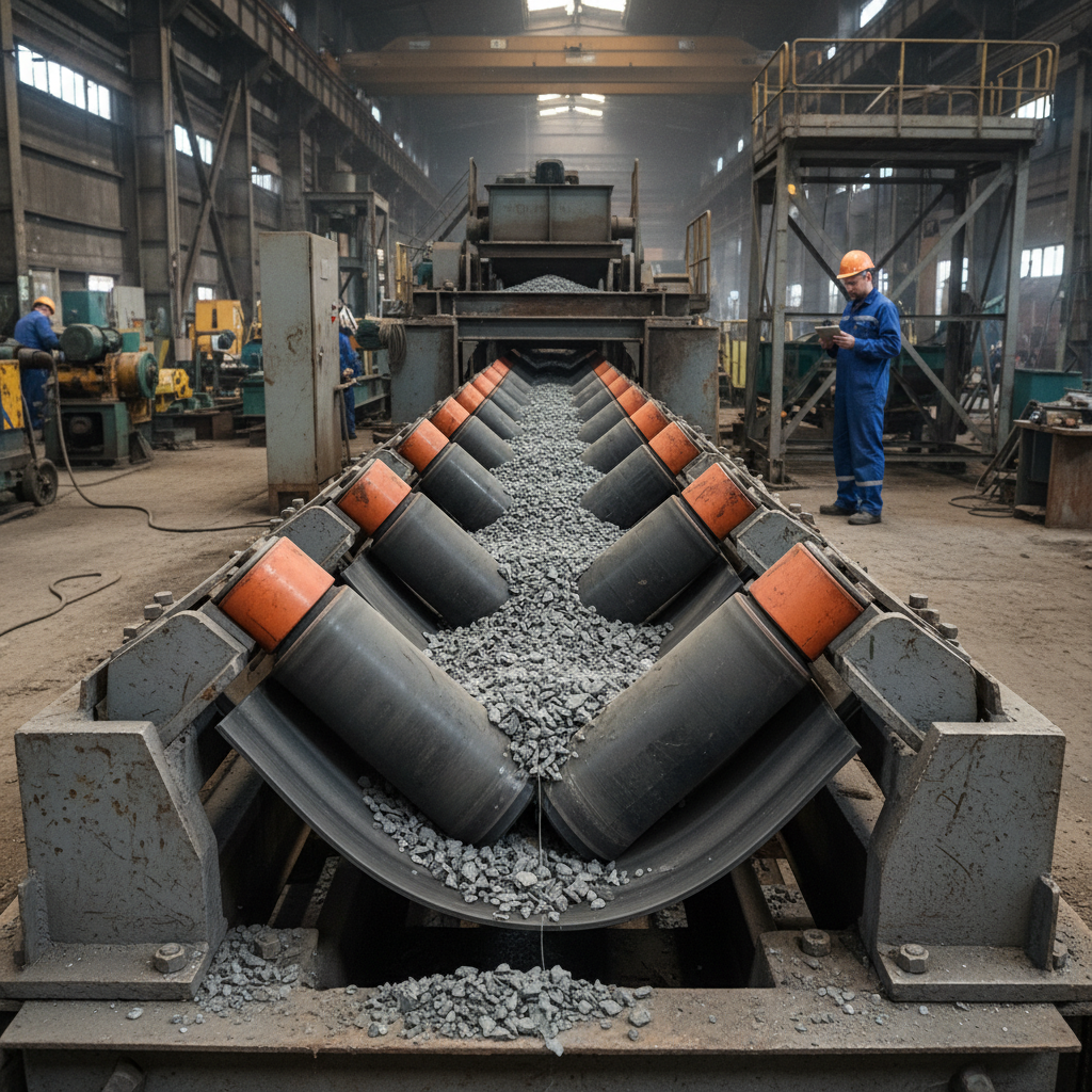 High Performance Troughing Rolls for Efficient Bulk Material Handling