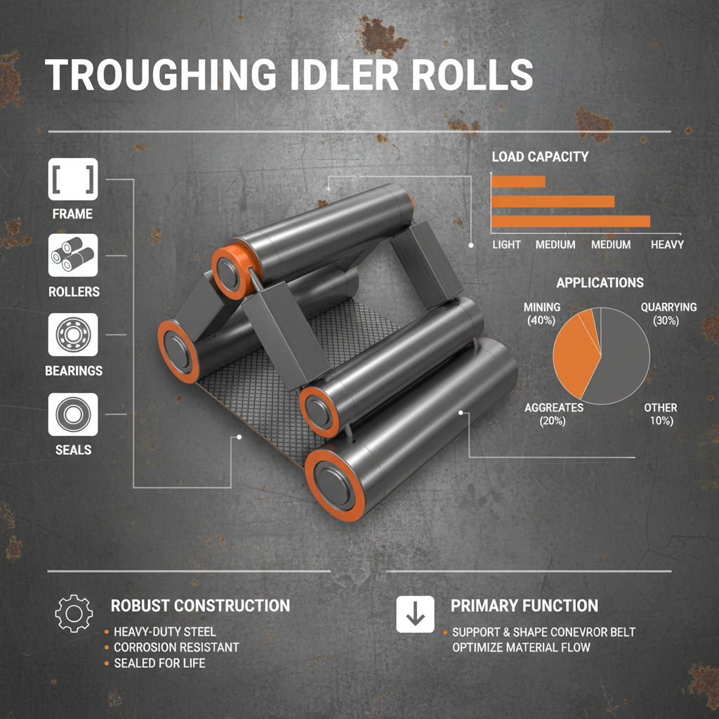 High Performance Troughing Rolls for Efficient Bulk Material Handling