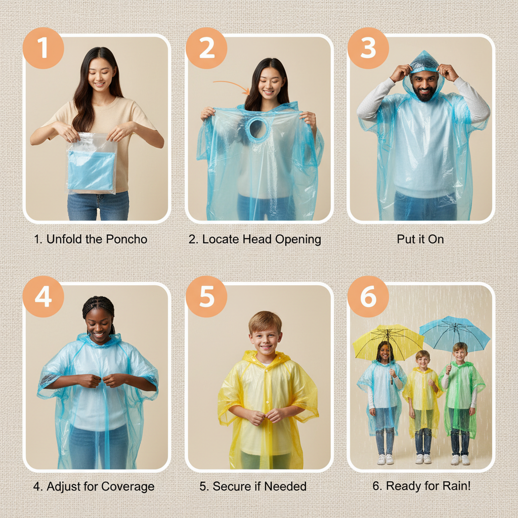 High Quality and Cheap Rain Poncho for Outdoor Protection