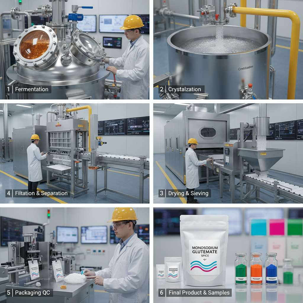 Industrial Applications and Quality of Monosodium Glutamate Spice