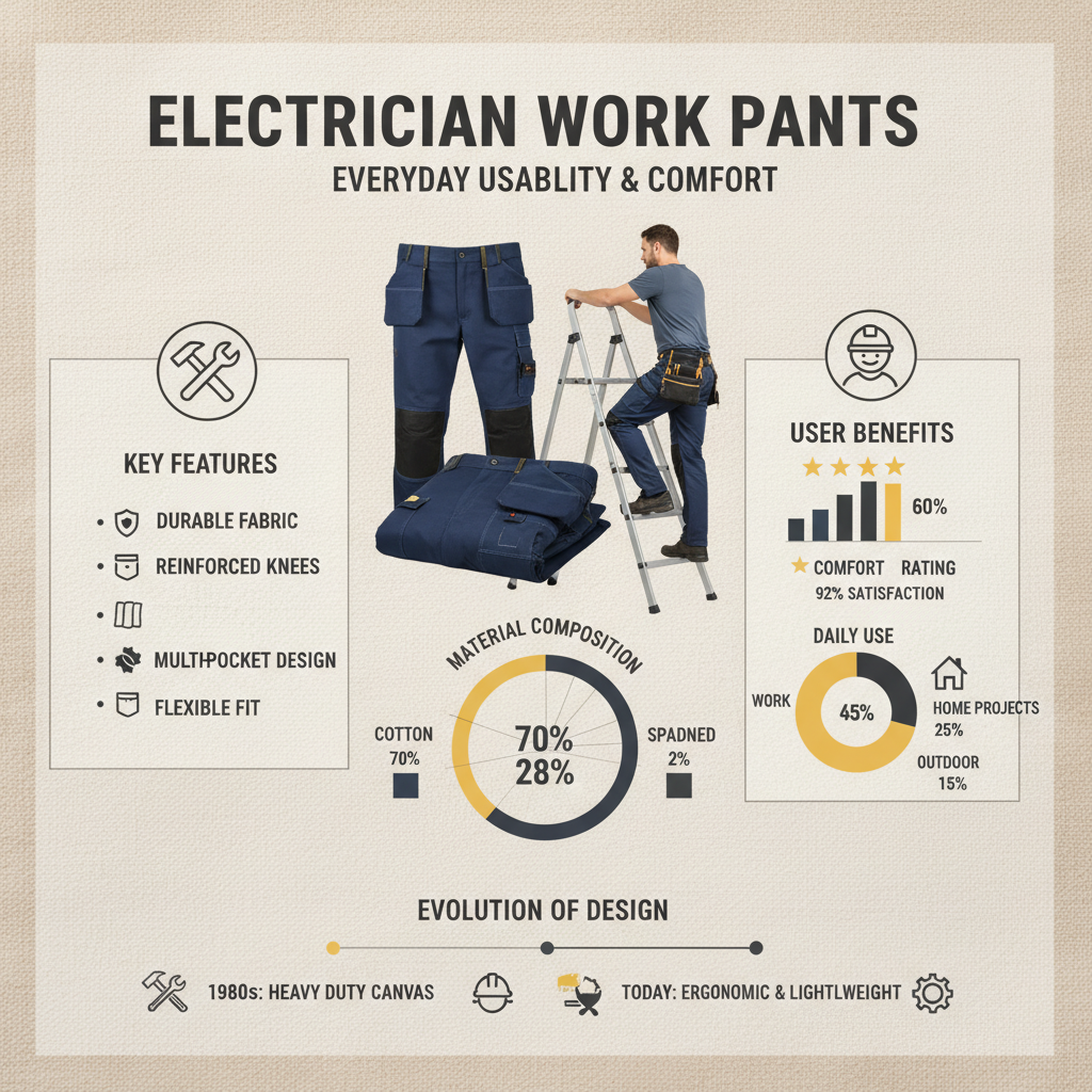 INDUSTRIAL GRADE ELECTRICIAN WORK PANTS