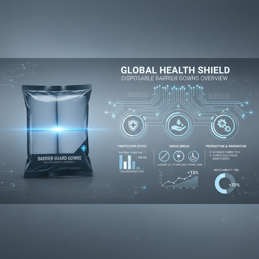 High Quality Disposable Barrier Gowns for Medical Safety