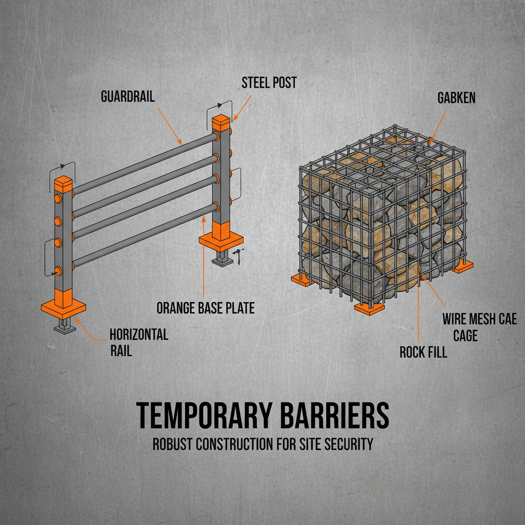 Industrial Grade Temporary Barriers Systems