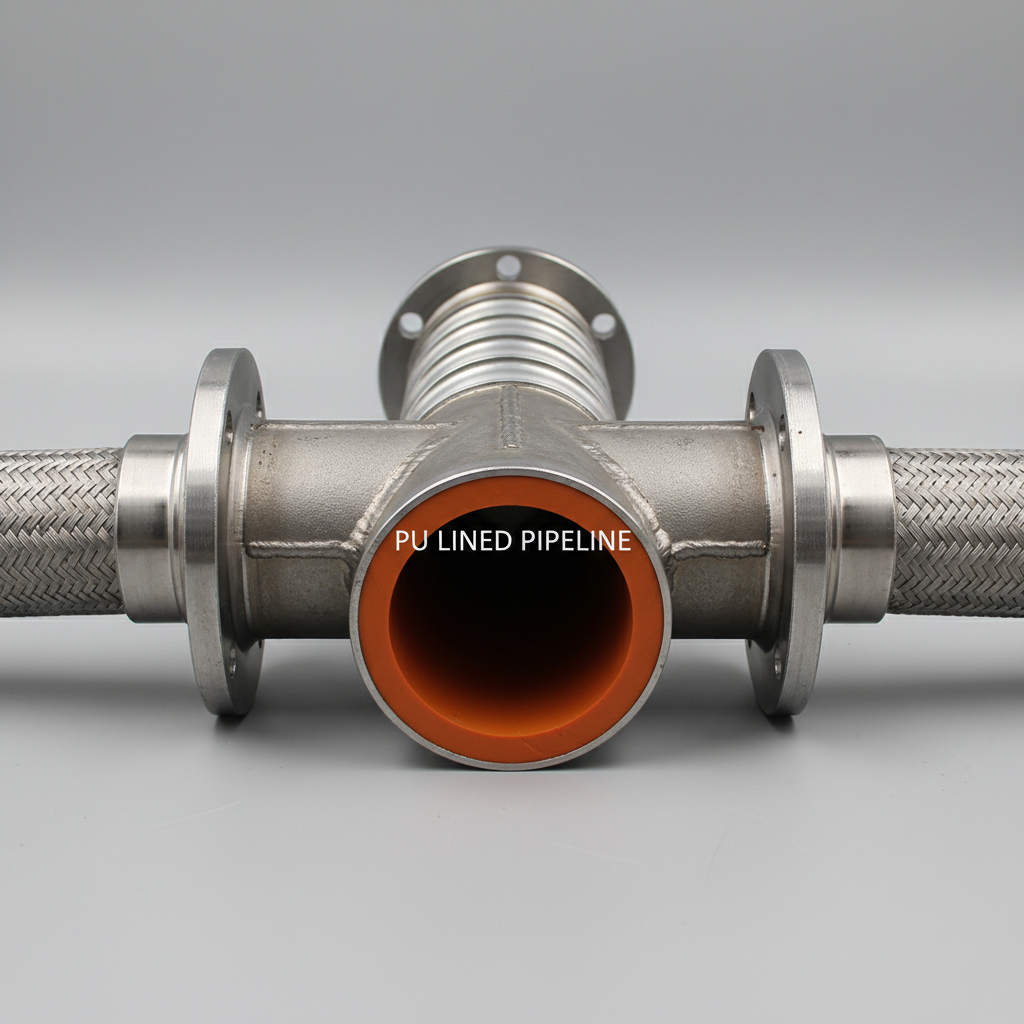 Industrial pu lined pipeline for Abrasion and Corrosion Resistance