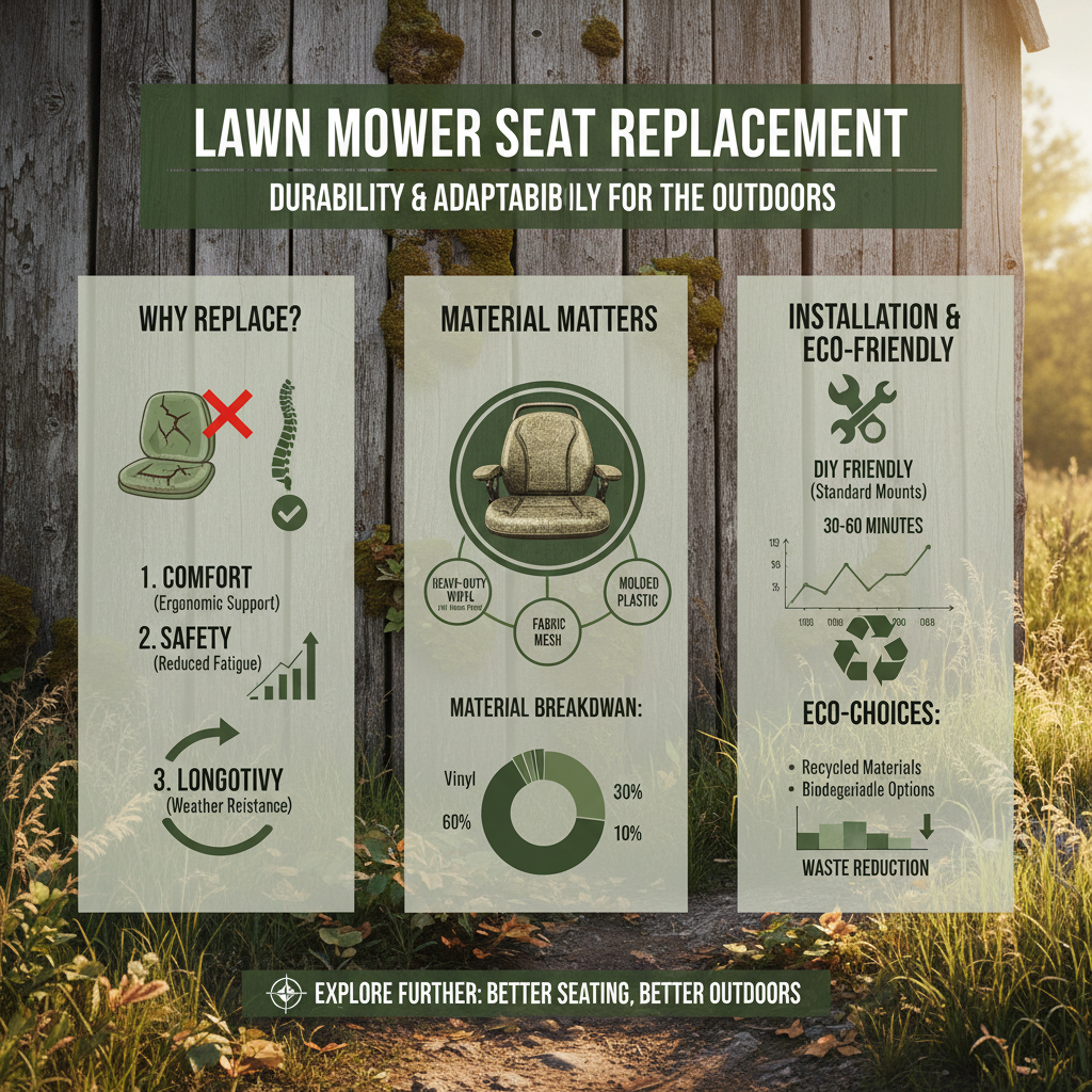 Guide to Professional Lawn Mower Seat Replacement and Safety