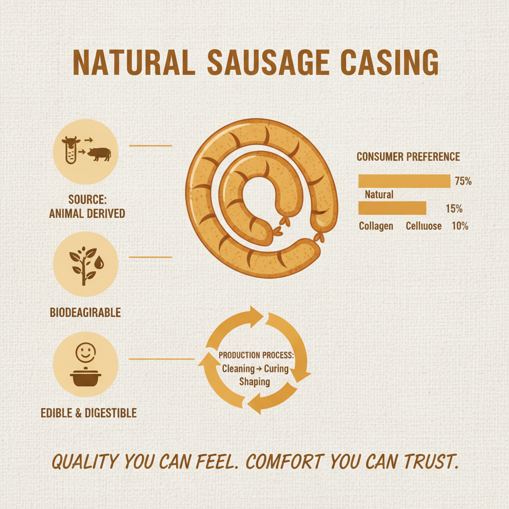Premium Real Sausage Casing for Authentic Meat Processing