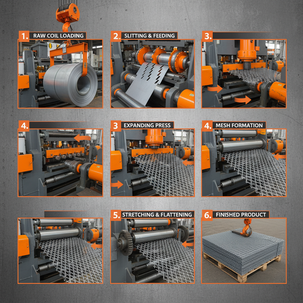 High Performance Industrial Expanded Metal Mesh Sheet Guide