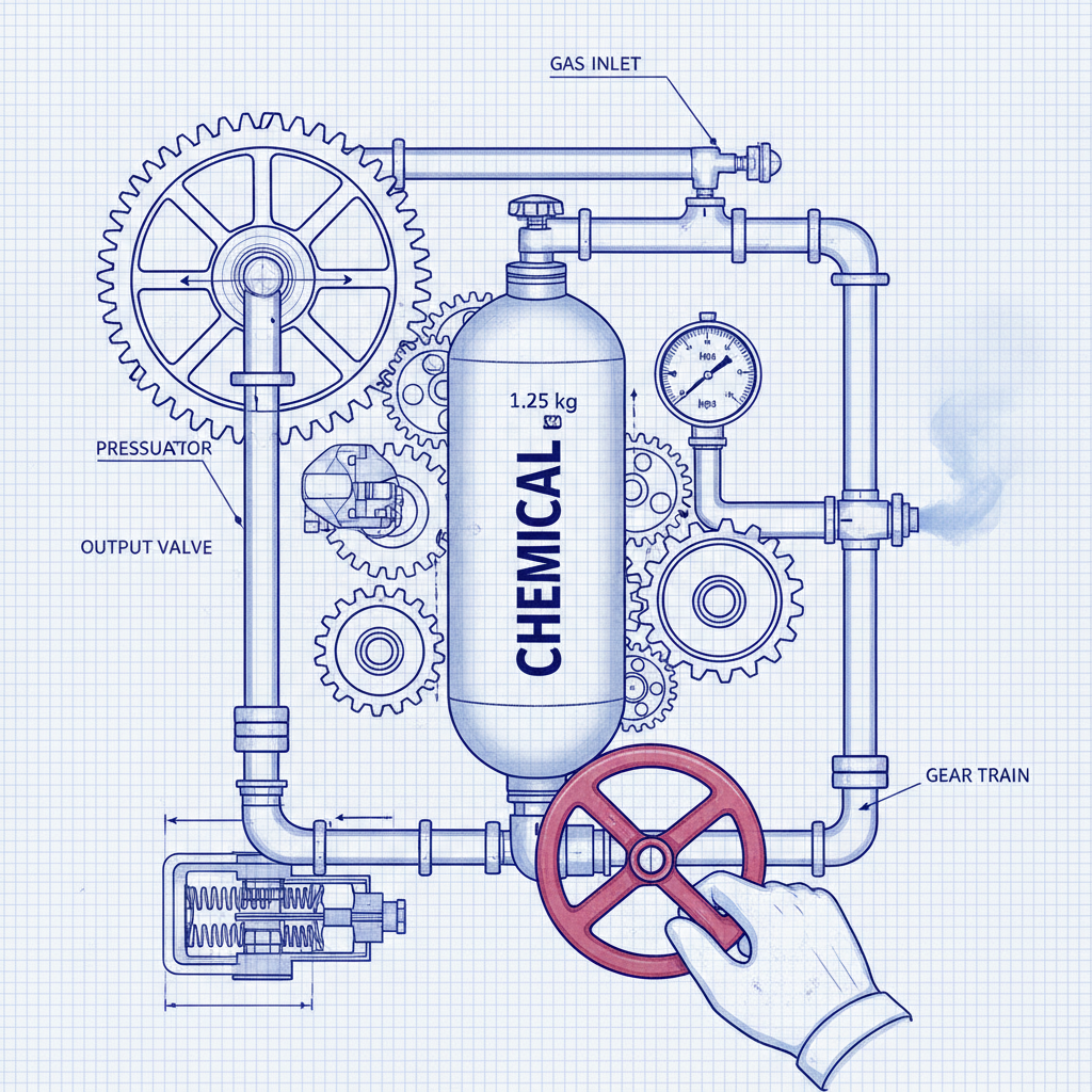 Premium Gas Solutions 1.25 kg Gas Bottle