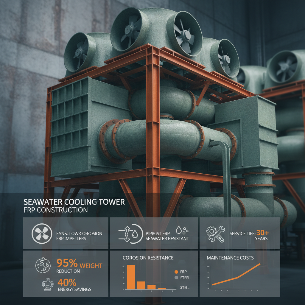 Efficient Seawater Cooling Tower for Industrial Heat Rejection