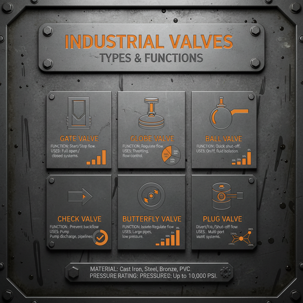 Comprehensive Guide to Types of Valves and Their Functions
