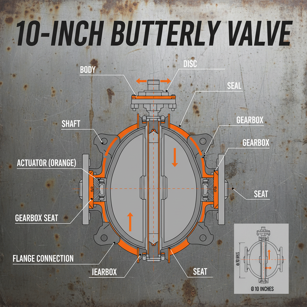 High Performance Industrial 10 inch butterfly valve Guide