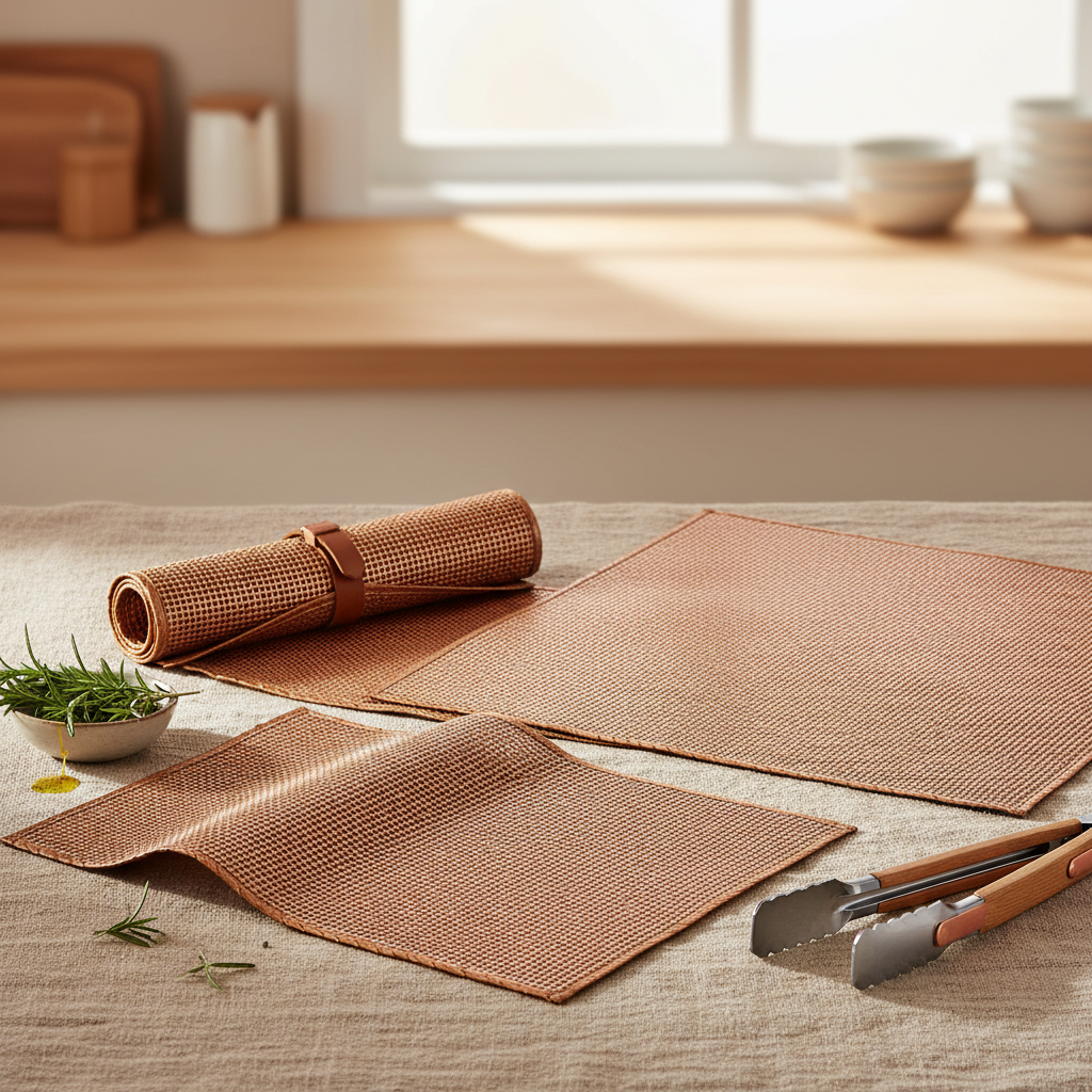 copper bbq grill mat