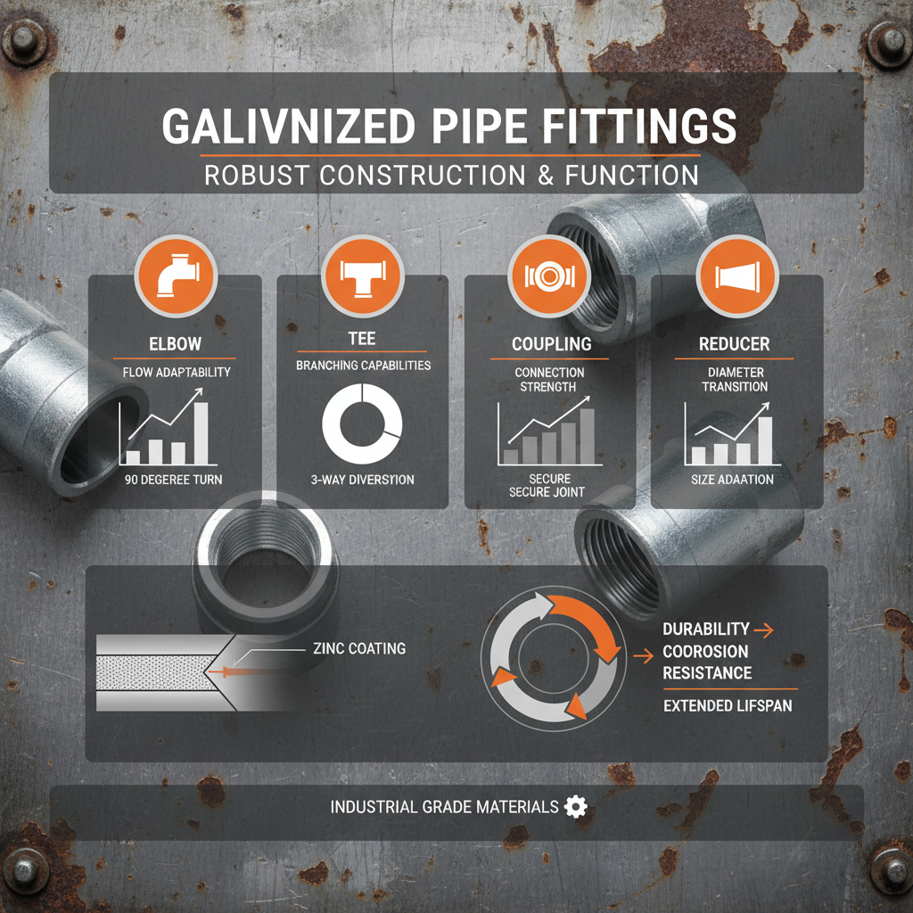 4 galvanized pipe fittings
