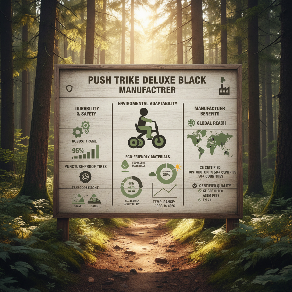 push trike deluxe black Manufacturer